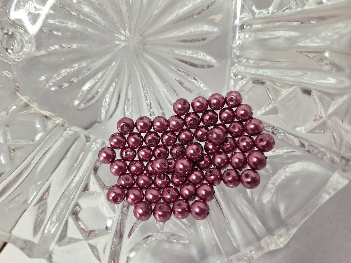 Mulberry pearl choker