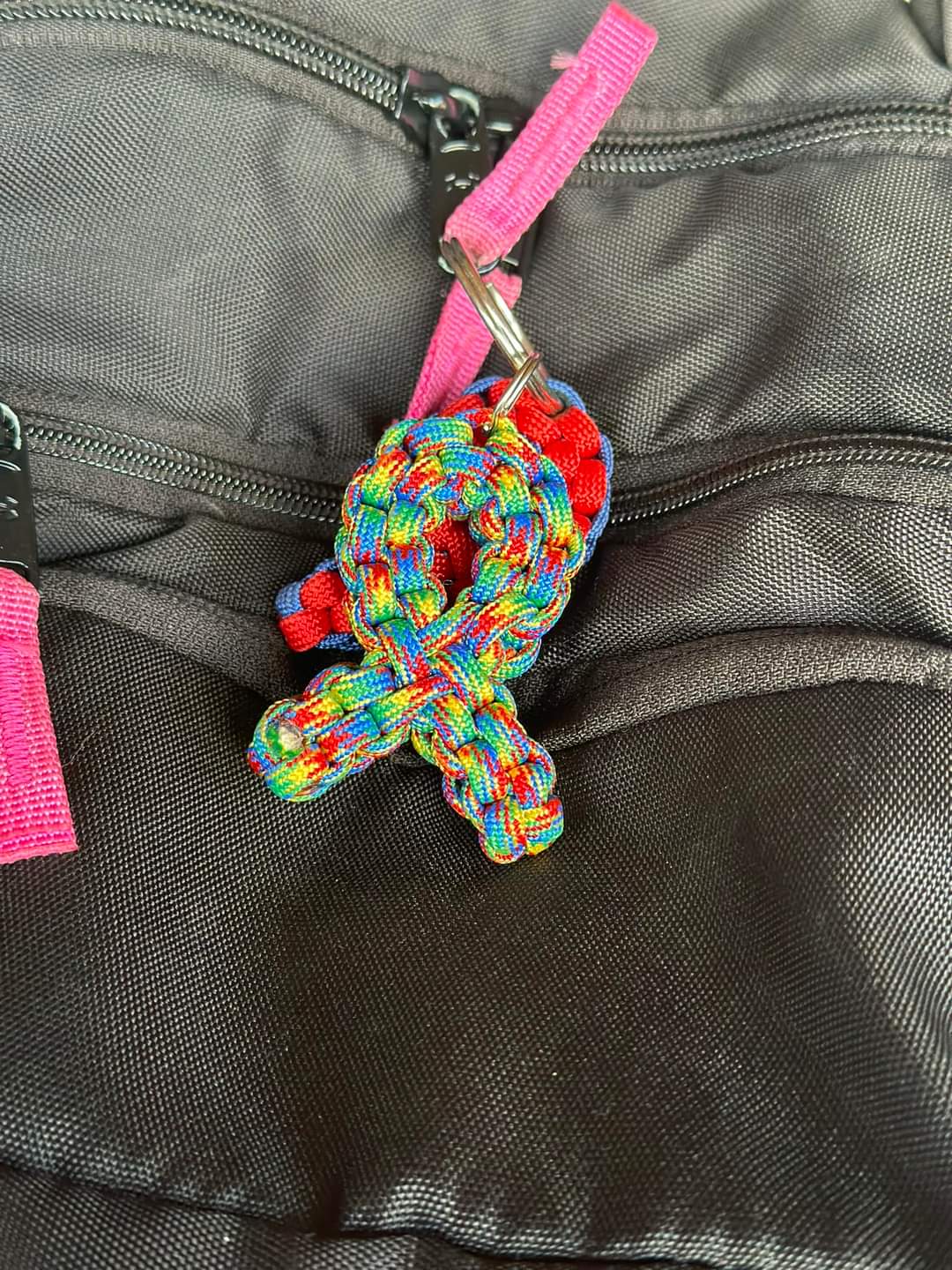 Ribbon keychain