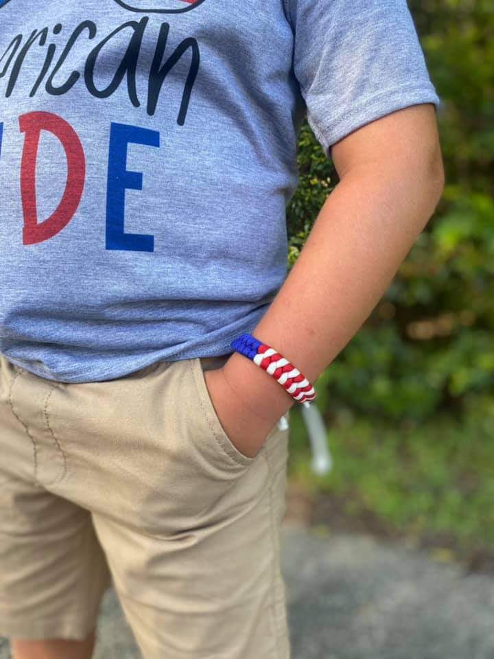American flag bracelet