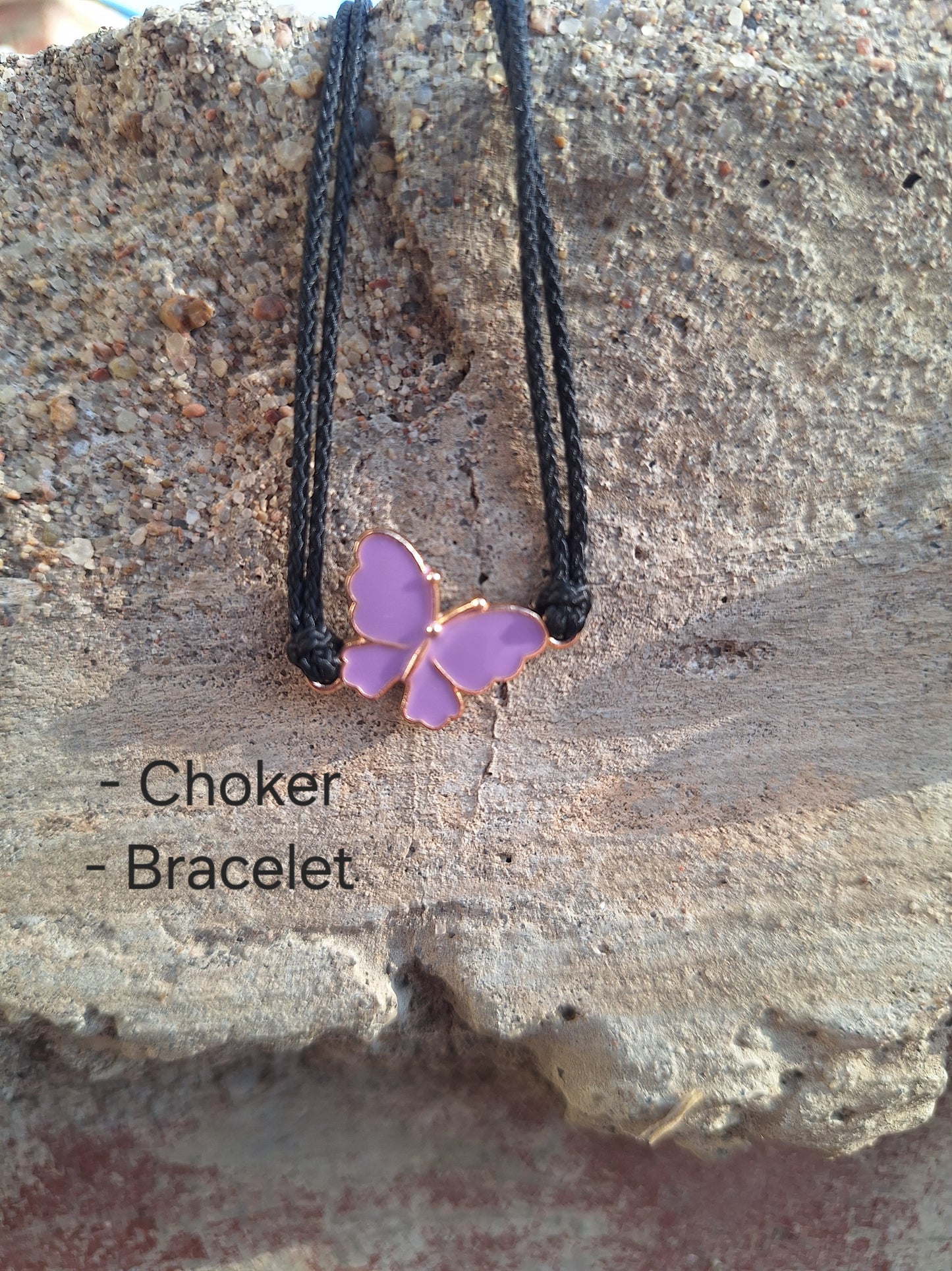 Butterfly choker or bracelet