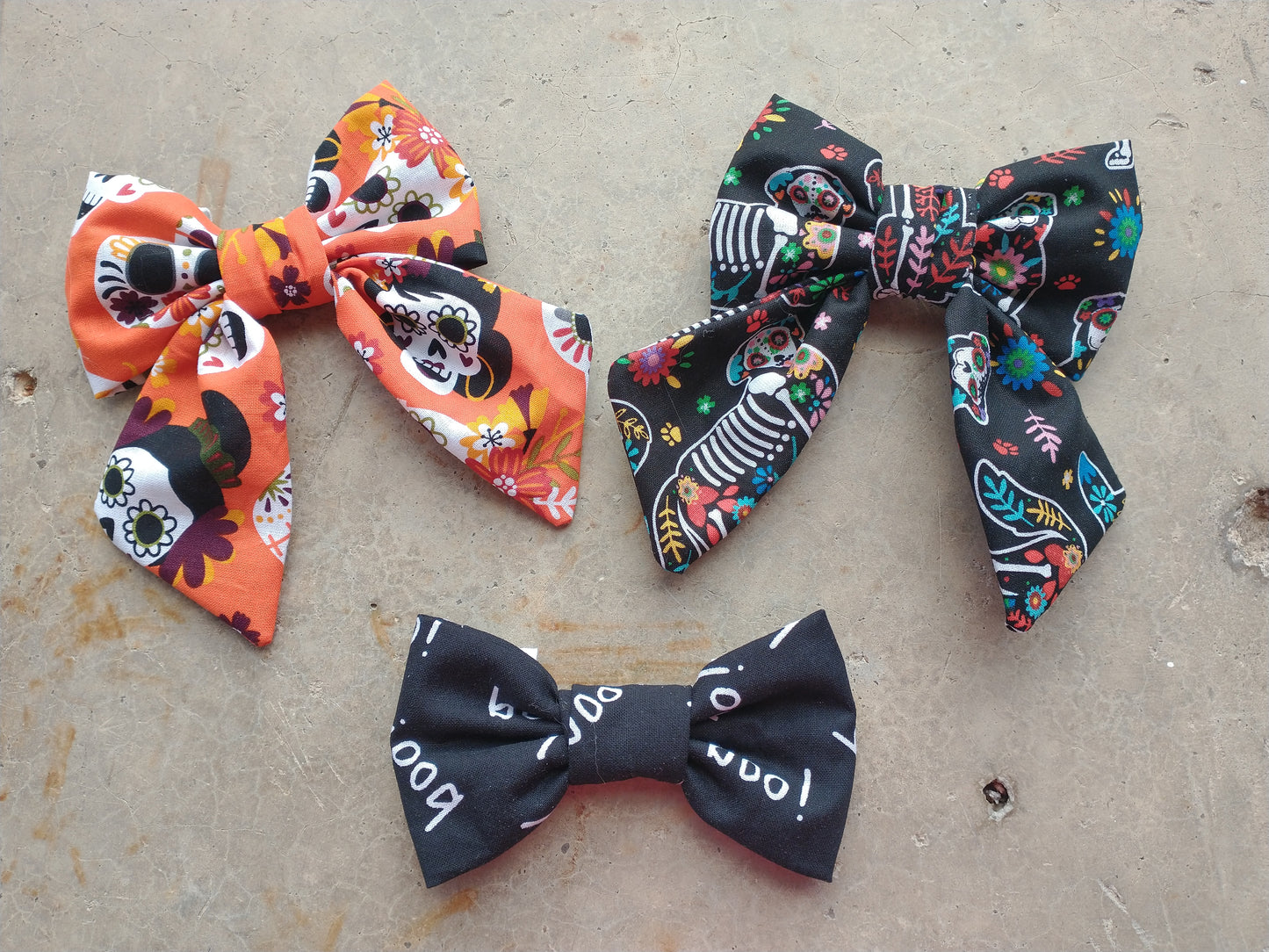 Halloween dog bows