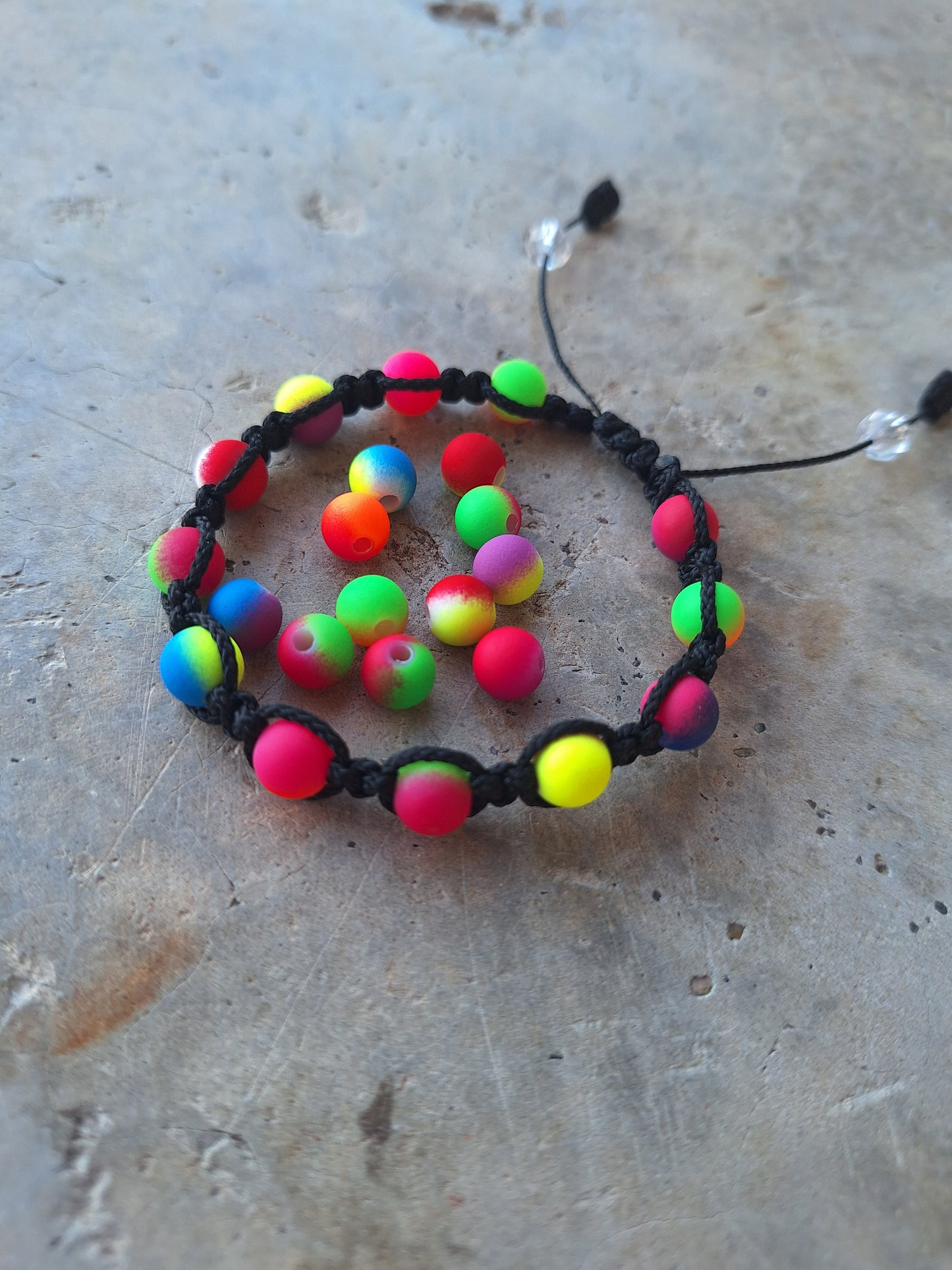 Neon bracelets