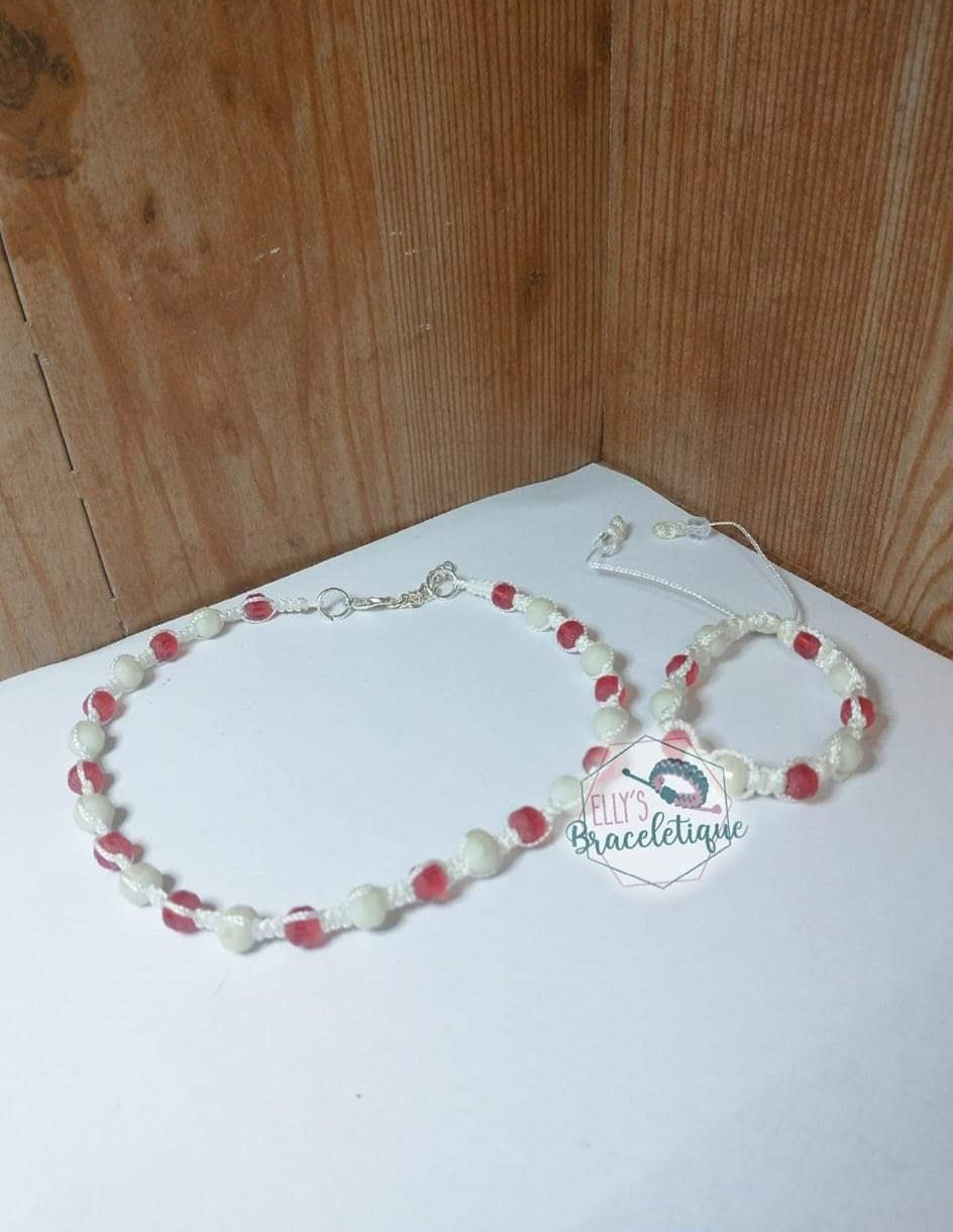 Candy cane choker