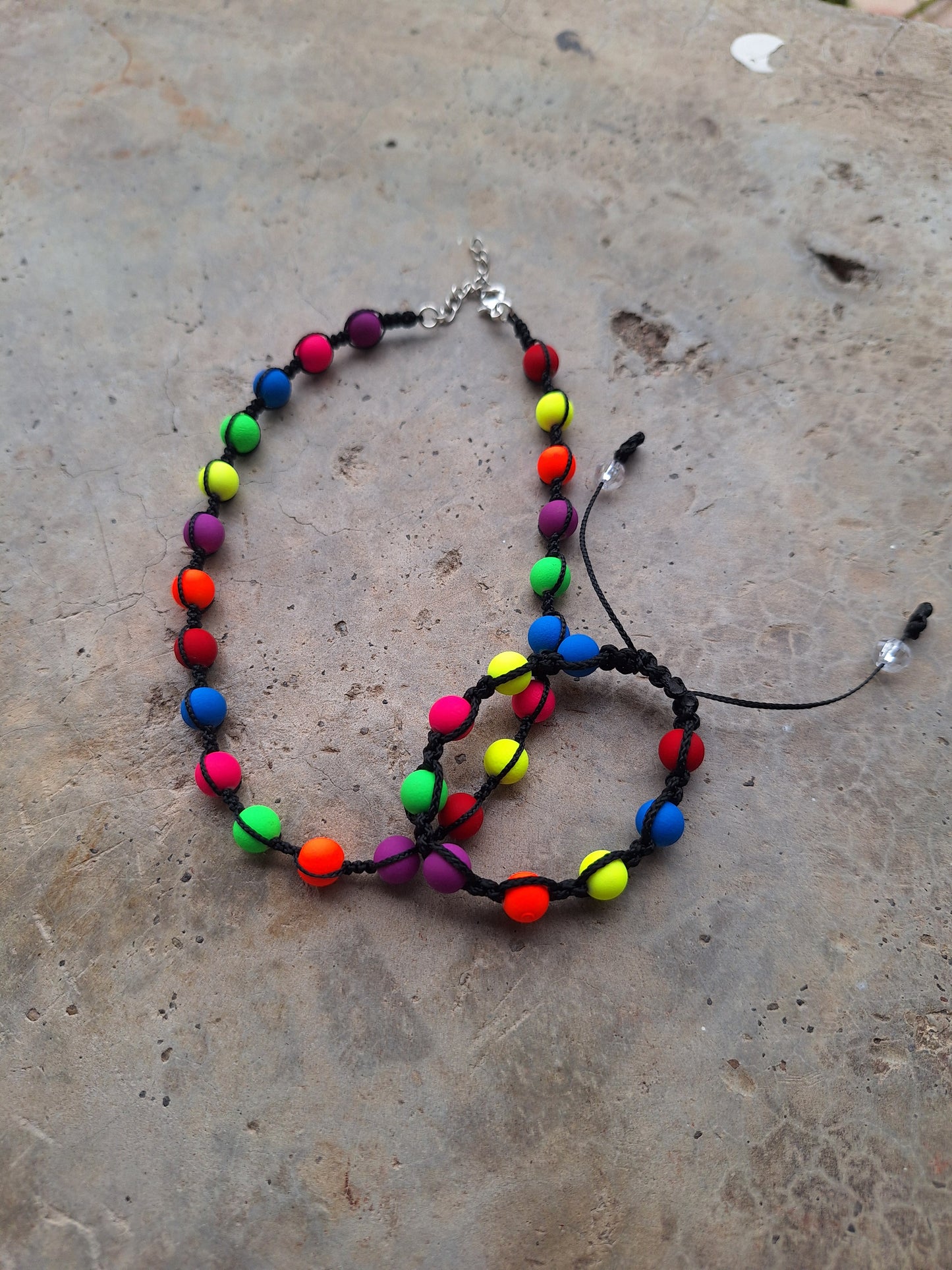 Neon bracelets