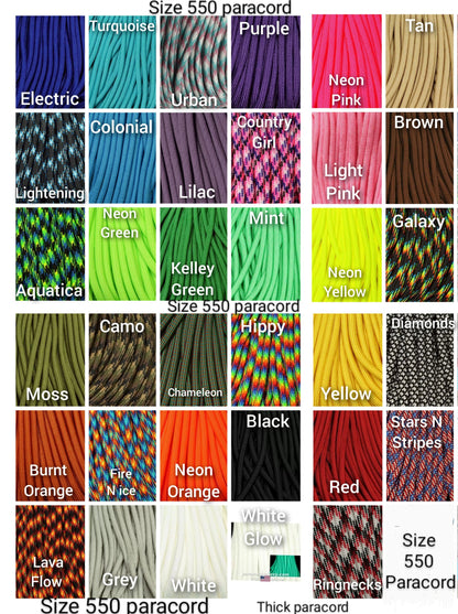 Paracord tumbler handle