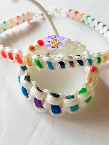 Paracord Rainbow bracelet