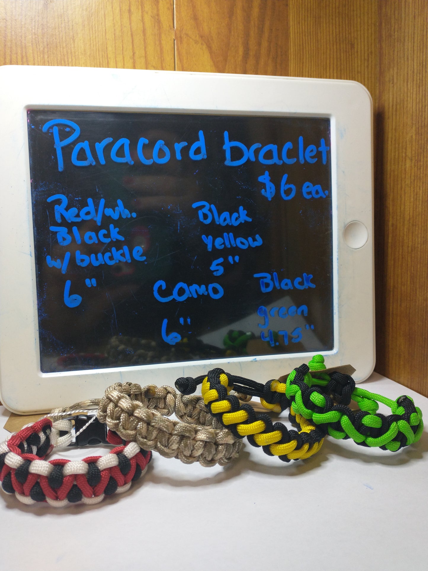 RTS paracord bracelets
